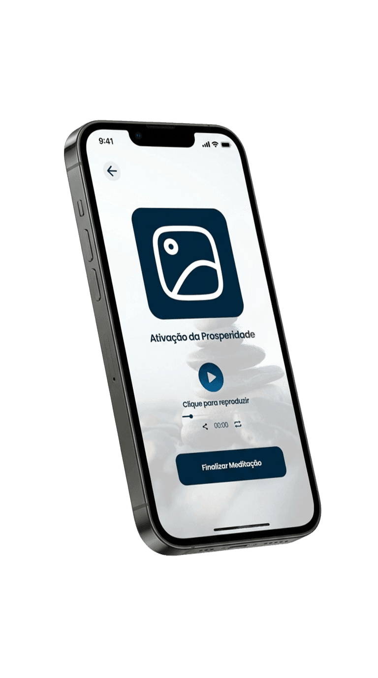 Tela de meditação do app O Sagrado
